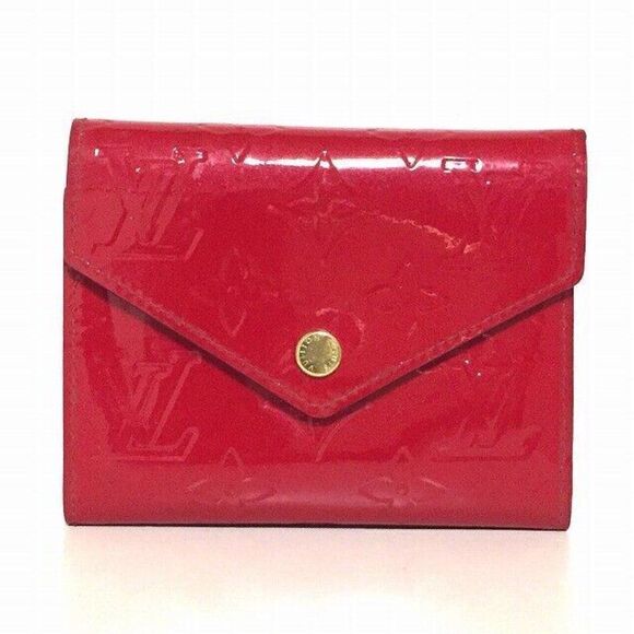 LOUIS VUITTON Portefeuille Victorine Cerise Monogram Vernis - Picture 1 of 5